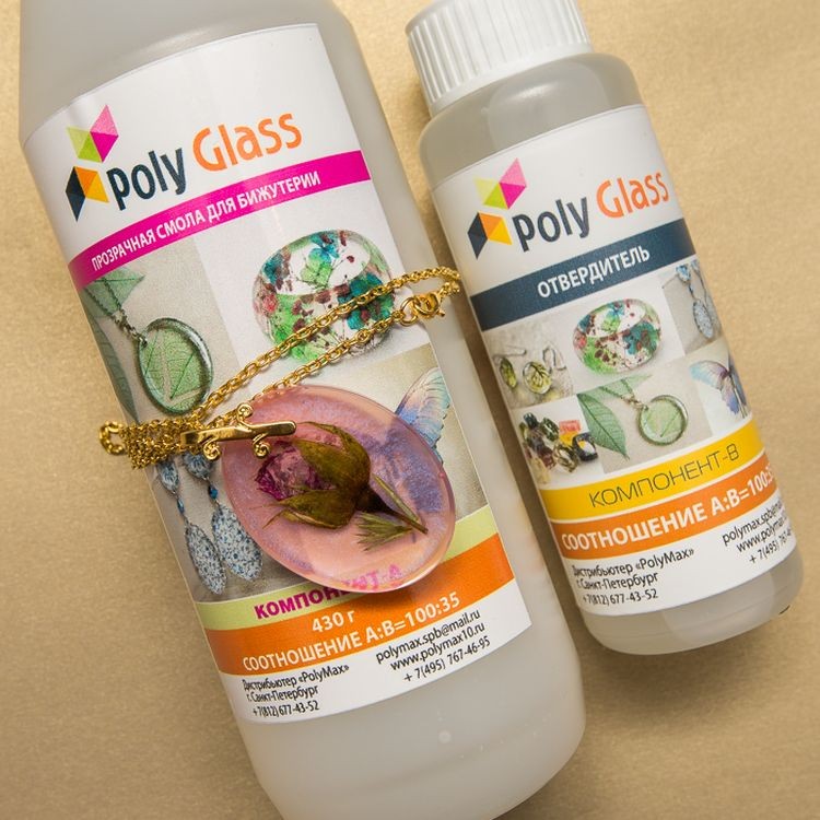 Набор эпоксидная смола Poly Glass 580 г № 3 — картинка 4