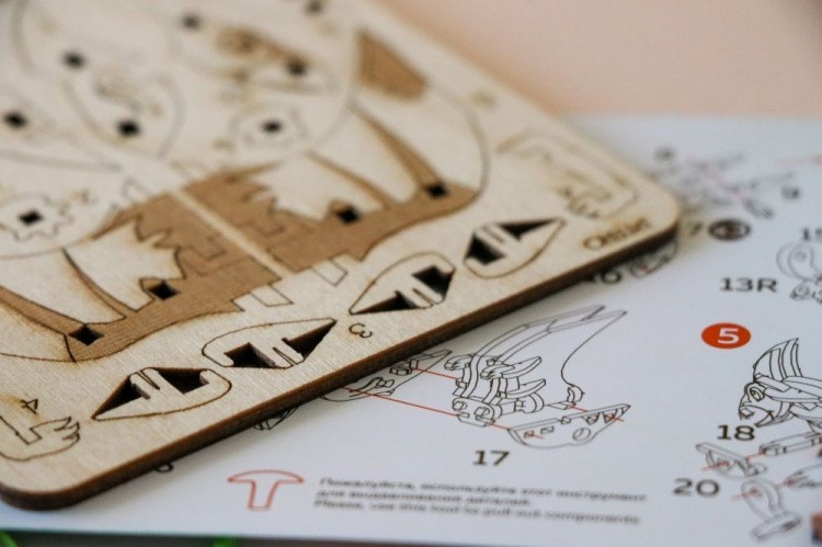 Конструктор из дерева «Птеродактиль» — картинка 4