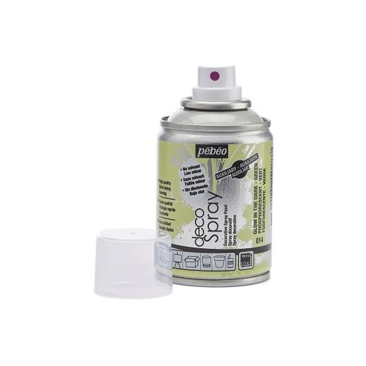 Краска на водной основе decoSpray, светящаяся в темноте, 093014 Прозрачный — картинка 2