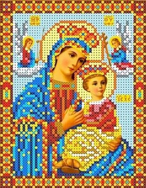 Рисунок на ткани «Богородица Страстная»
