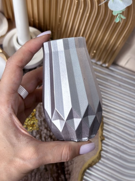 Силиконовый молд - Ваза, h 10,5 см, 1 шт. — картинка 3