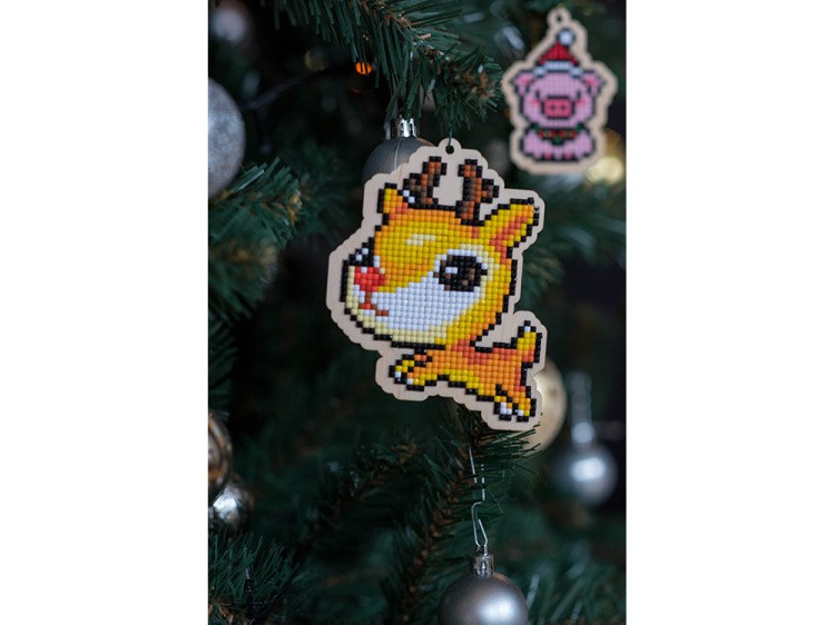 Подвеска «Новогодний олень» — картинка 2