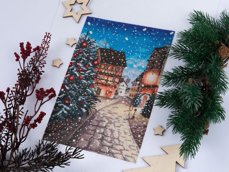 Набор для вышивания «Новогодняя улочка» — картинка 2