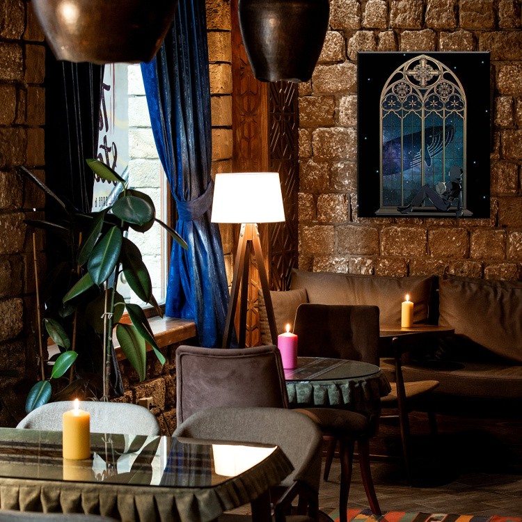 Картина по номерам черный холст «Ночные грёзы» — картинка 4