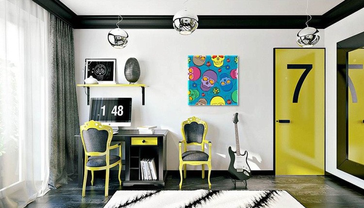 Картина по номерам «Веселые черепушки» — картинка 2