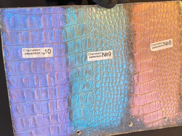 №9 Сhameleon pigment Хамелеон (цвет голубой+фиолетовый) 10 г, Art Blong — картинка 3