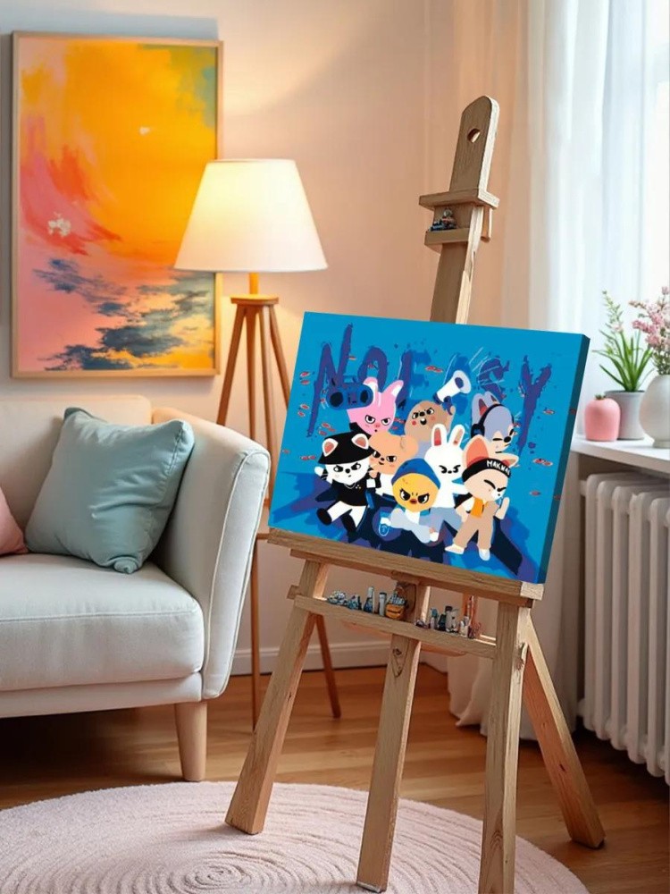 Картина по номерам «Stray Kids Стрей Кидс KPOP кпоп: Аниме» — картинка 9