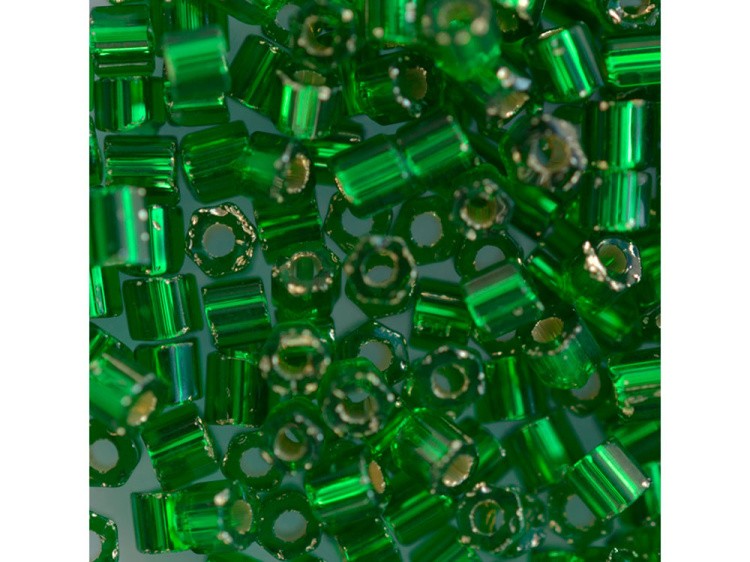 Бисер Чехия TWO CUTS 351-31001 2,7 мм 09/0, 50 г, цвет: 57060 темно-зеленый
