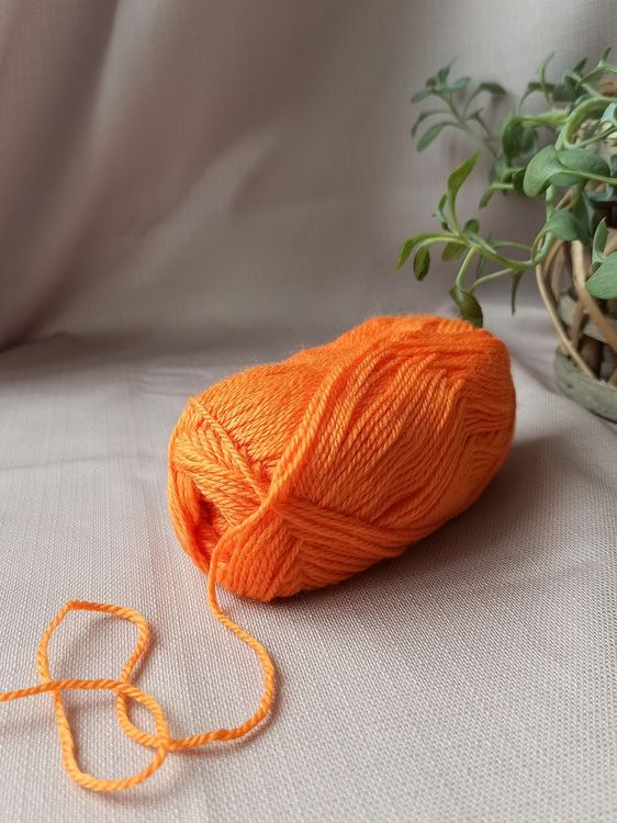Пряжа Камтекс Бамбино (035), оранжевый, 5 шт. по 50 г — картинка 3