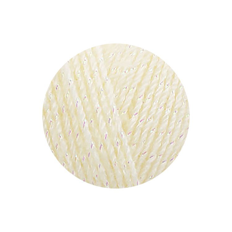 Пряжа ALIZE Sal simli (Сал сим) (01), сливочный, 5 шт. по 100 г — картинка 2