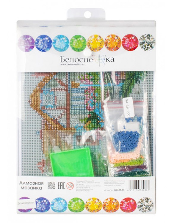 Алмазная вышивка «Домик на полянке» — картинка 4