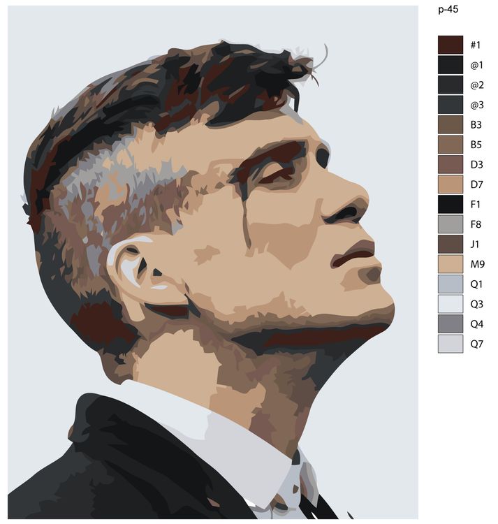 Картина по номерам «Острые козырьки» — картинка 2