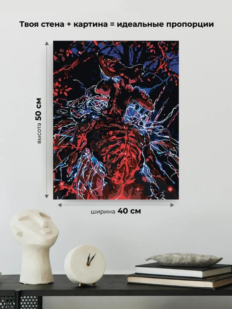 Картина по номерам ОСД Очень странные дела Демогоргон — картинка 3