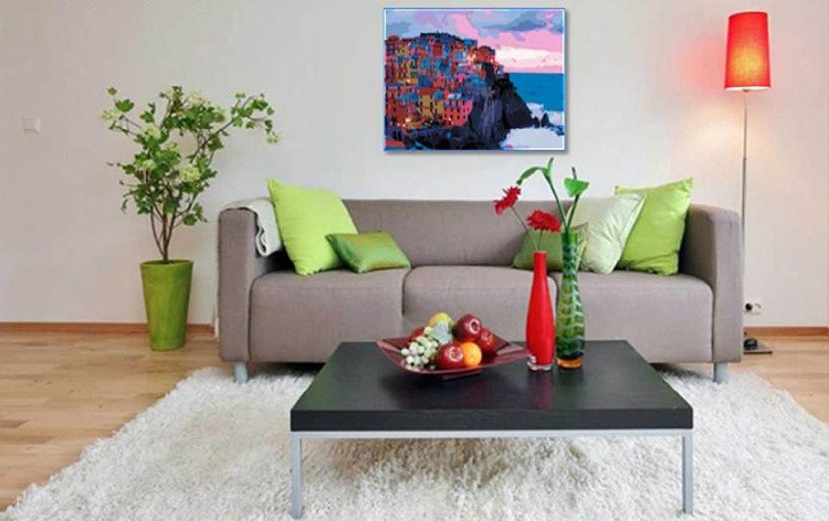 Картина по номерам «Итальянский закат» — картинка 2