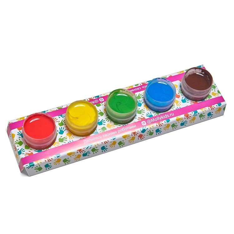 Развивающие пальчиковые краски  «Рисуем с мамой. Первые краски» — картинка 3