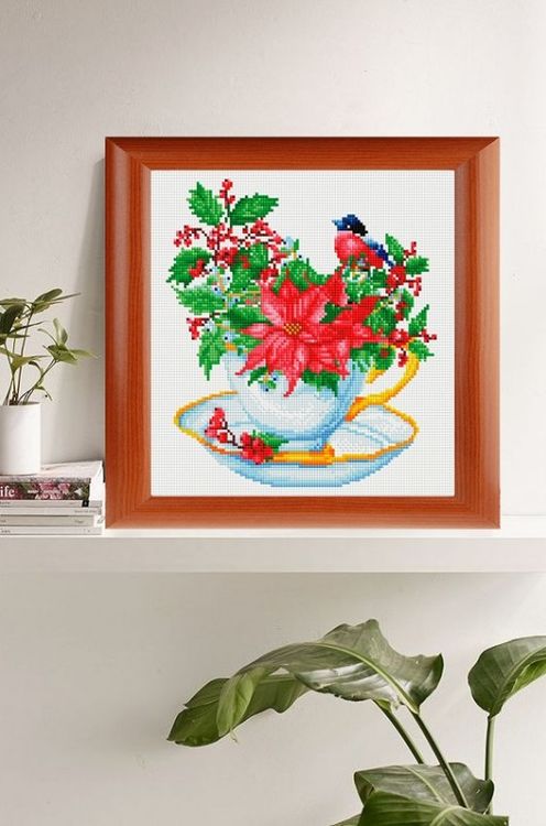 Алмазная вышивка «Снегирь» — картинка 7