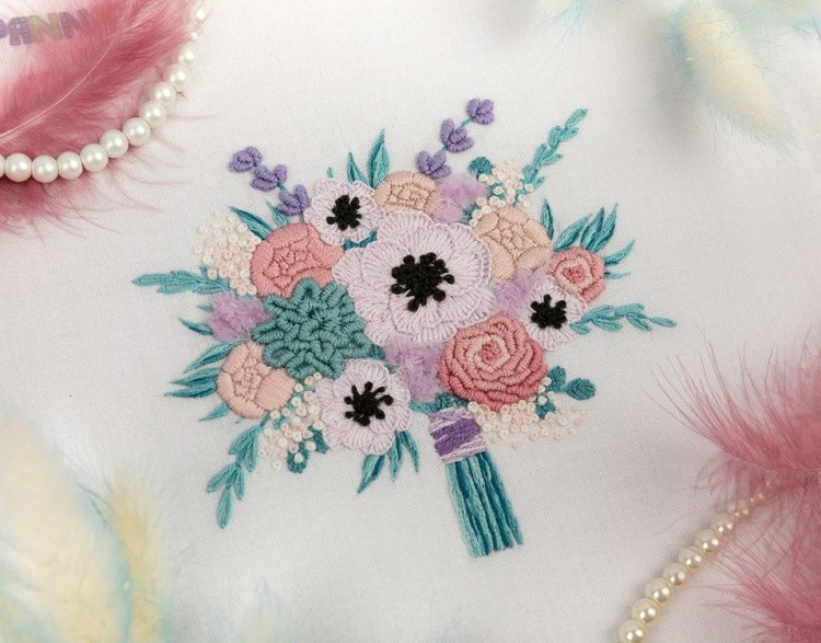 Набор для вышивания «Свадебный букет» — картинка 5