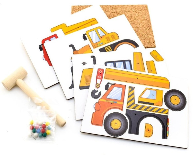 Конструктор «Веселые гвоздики. Строительная техника» — картинка 2