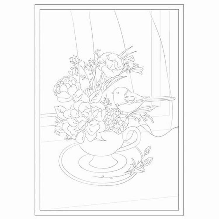 Папка для акварели с эскизом, большая, А3, 10 л., 200 г/м2 — картинка 5