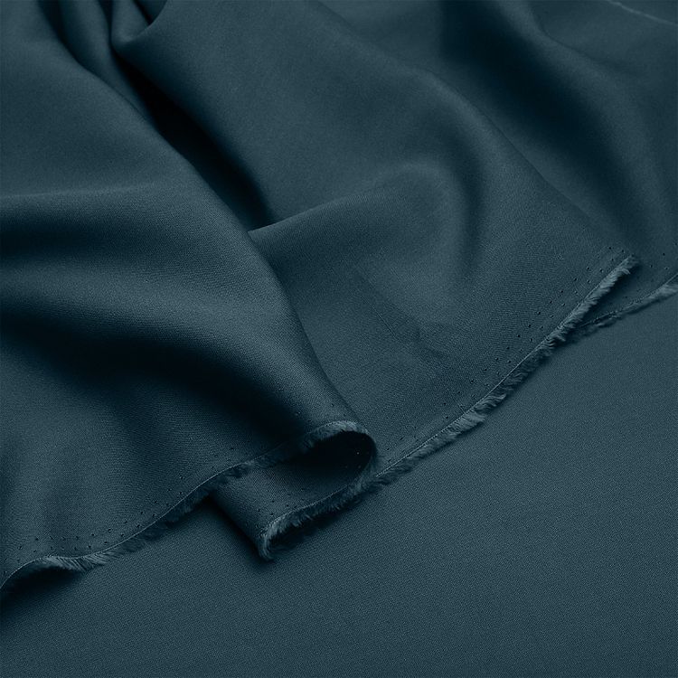 Ткань Штапель, матовая, 5 м, ширина 145 см, 110 г/м2, цвет: 31 джинс, TBY — картинка 4