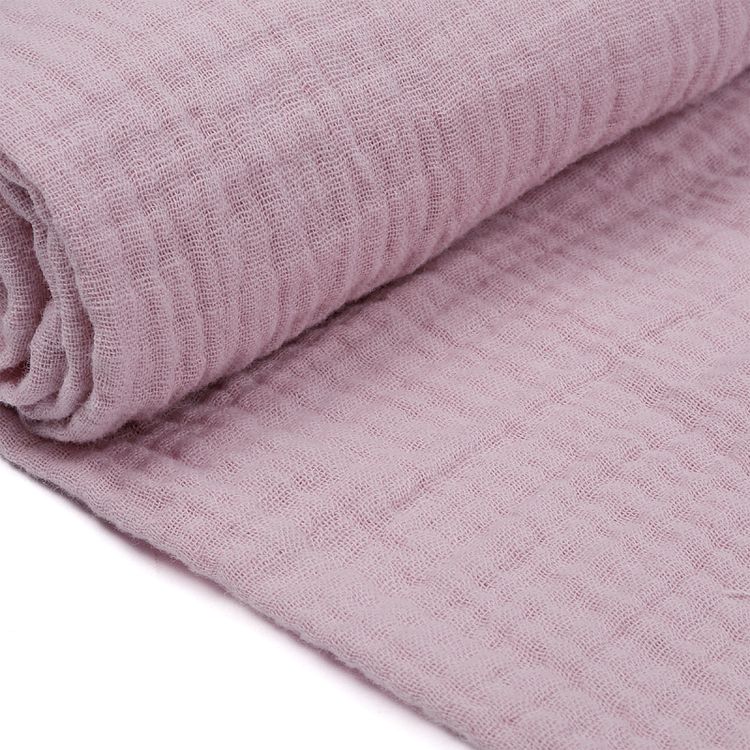 Ткань Муслин, 5 м x 130 см, 125 г/м², цвет: светло-розовый, TBY — картинка 4