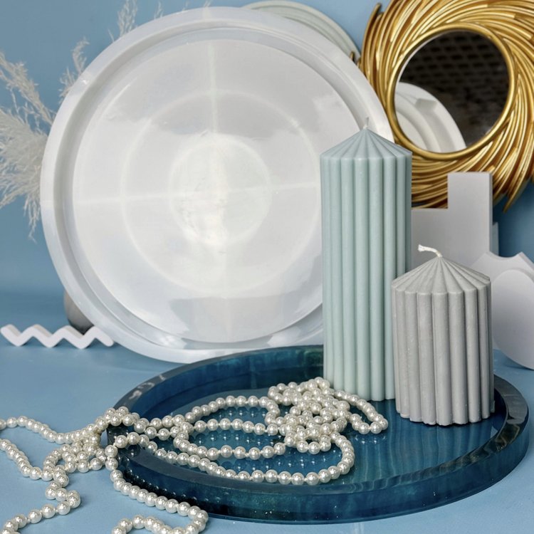 Силиконовый молд - Блюдо круг, d31 см, 1 шт. — картинка 2