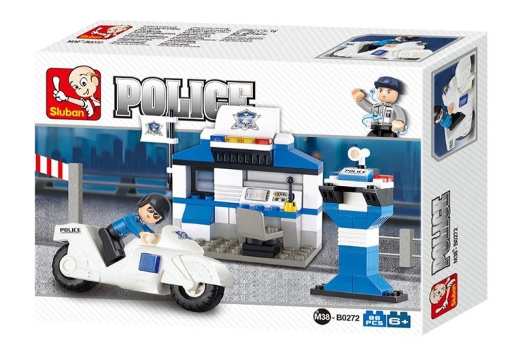 Конструктор «Полиция и спецназ.Пост полицейского спецназа», 86 деталей — картинка 3