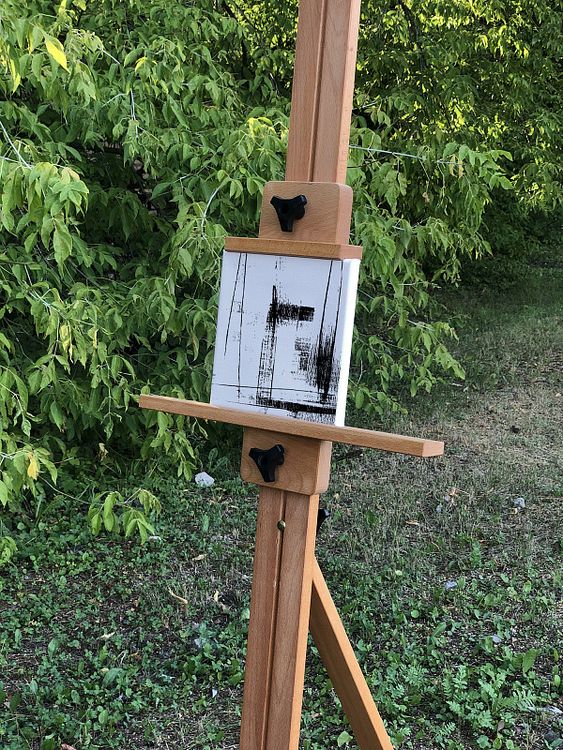 Холст на подрамнике Magic4Hobby 20х20 см, хлопок 100%, мелкое зерно — картинка 2