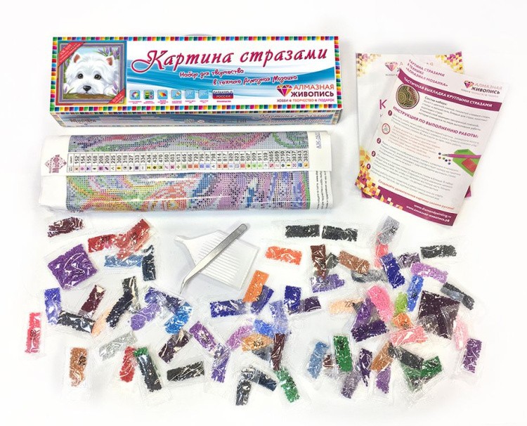 Алмазная вышивка «Прятки в клевере» — картинка 3