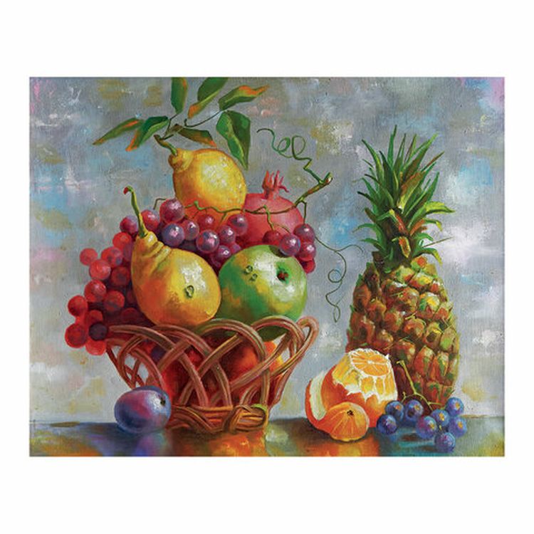 Холст на картоне с контуром BRAUBERG ART CLASSIC «Натюрморт», 30х40 см, грунтованный, хлопок — картинка 5