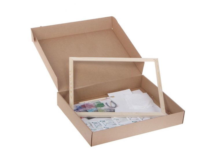 Супер-фреска «Колибри» (картина глянцевым песком и глиттерами) — картинка 3