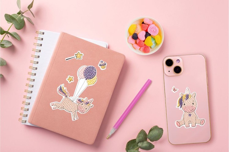 Алмазная вышивка «Наклейки. Единороги» — картинка 2