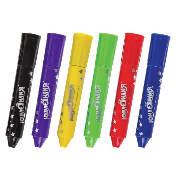 Масляная пастель «Колибри», набор 6 цв., яркие цв., круглое сечение, Юнландия — картинка 2