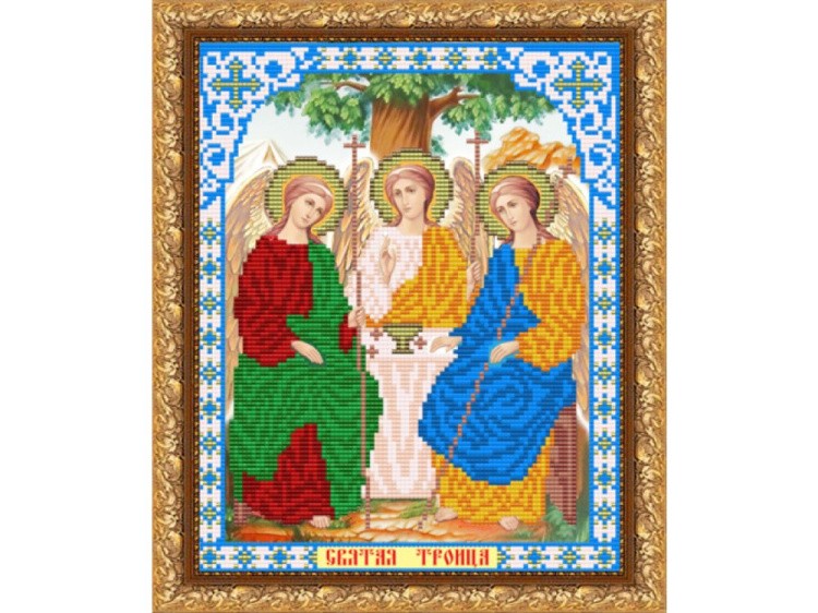 Рисунок на ткани «Святая Троица»