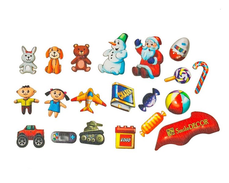 Развивающее пособие из дерева «Новогодний грузовик» — картинка 4