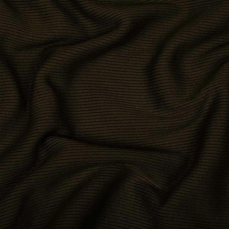 Ткань трикотаж Кашкорсе с лайкрой, 3 м x 120 см, 350 г/м², цвет: черный, TBY — картинка 2