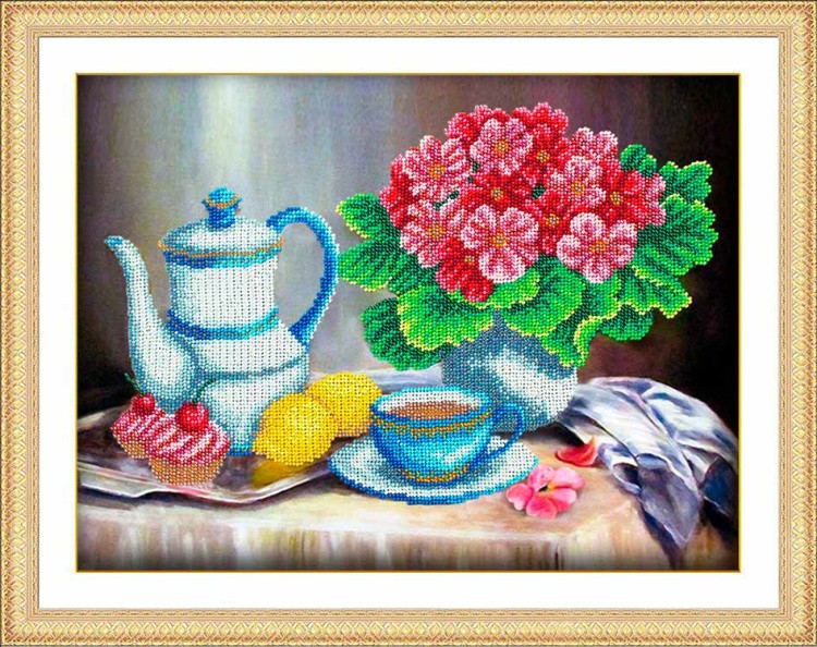 Набор вышивки бисером «Завтрак» — картинка 2