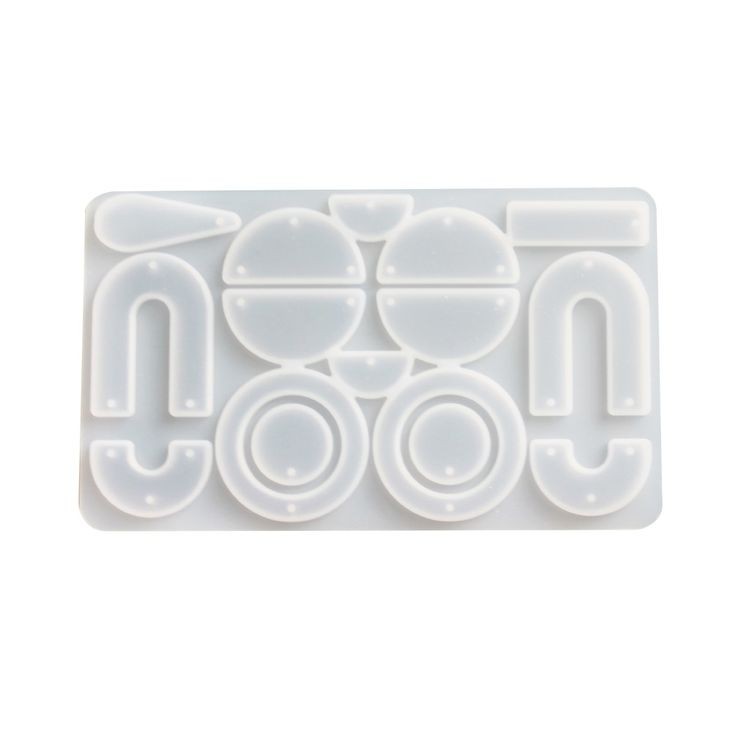 Силиконовый молд для эпоксидной смолы украшения, серьги-подвески #2, FancyOn — картинка 2