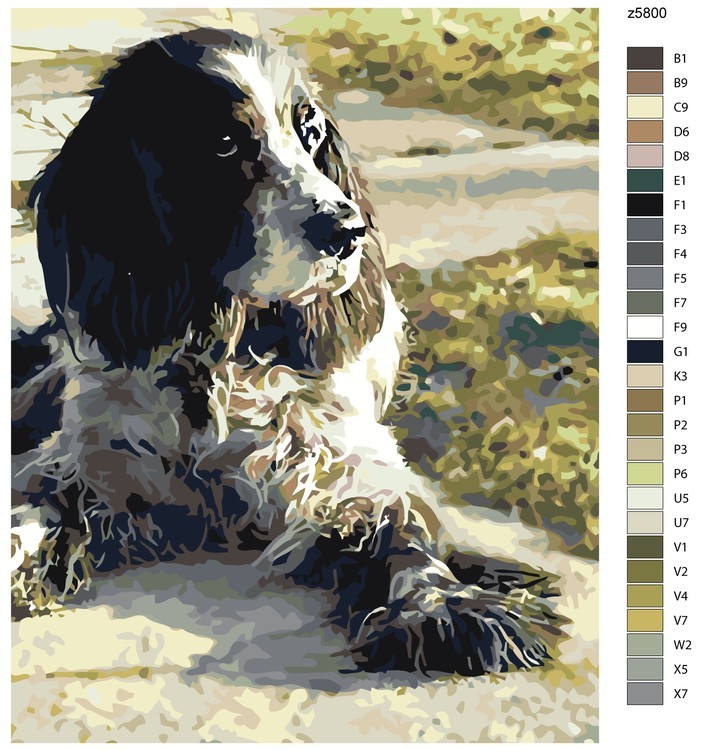 Картина по номерам «Лучший друг» — картинка 2