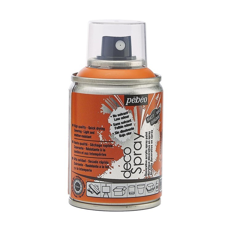 Краска на водной основе decoSpray, 093706 Мандариновый — картинка 4