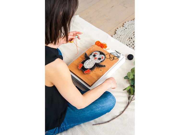 Набор для творчества STRING ART «Пингвин» — картинка 7