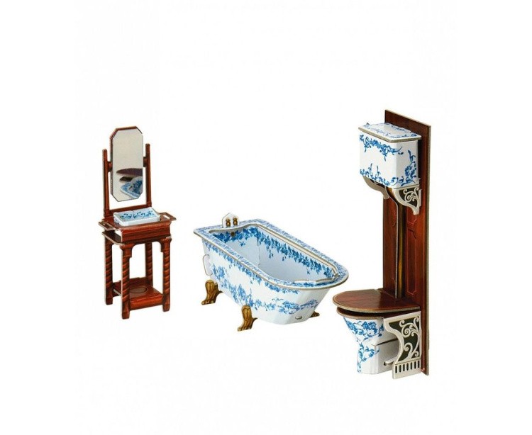 Сборная модель из картона «Ванная комната» — картинка 2