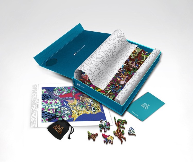 Деревянные пазлы DAVICI «Больше любви (двусторонние)» — картинка 12