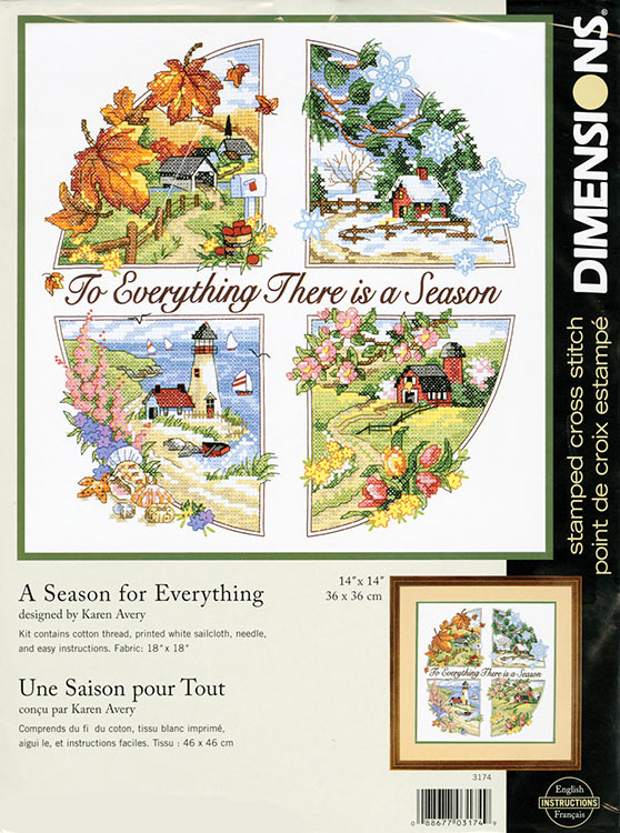 Набор для вышивания «Четыре сезона» — картинка 3