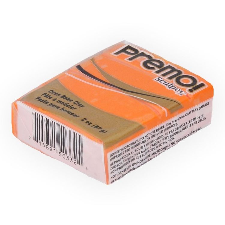 Полимерная глина Sculpey Premo, 5033 оранжевый, 57 г — картинка 2