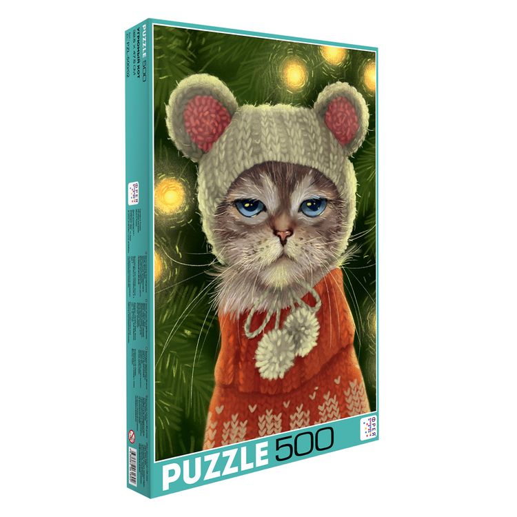 Пазлы «Угрюмый кот» — картинка 2