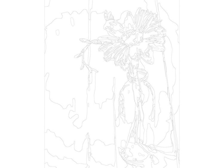 Картина по номерам «Цветок в бутылке» — картинка 3