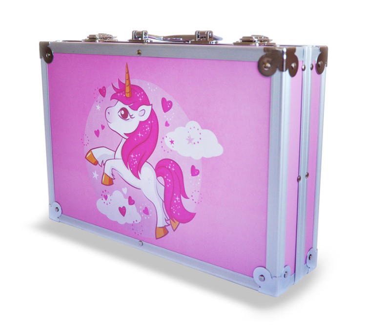 Чемодан творчества розовый 145 предметов — картинка 2