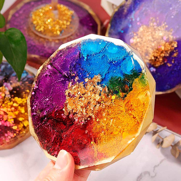 Силиконовый молд Epoxy Master алмазный круг, 13x12,5 см — картинка 4