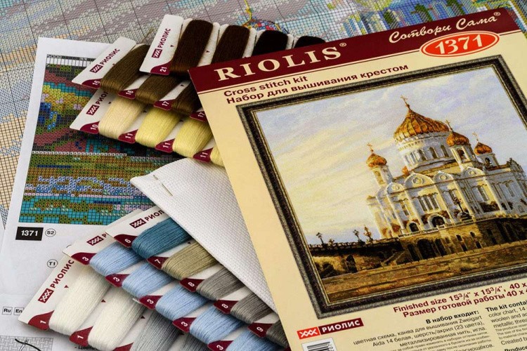 Набор для вышивания «Москва. Храм Христа Спасителя» — картинка 3